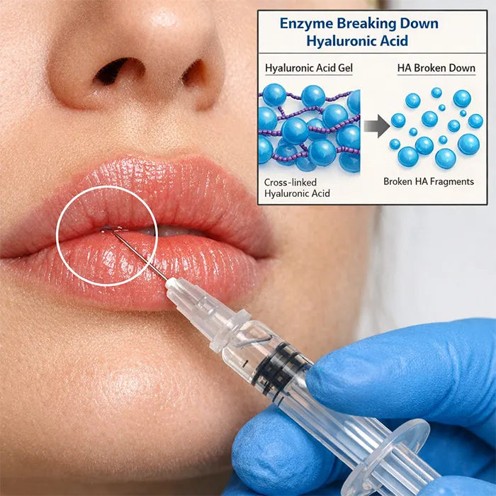 تزریق آنزیم لب